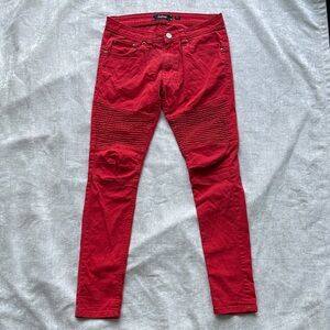 Spark’s Vibrant Red Men's Skinny Jeans 30/32